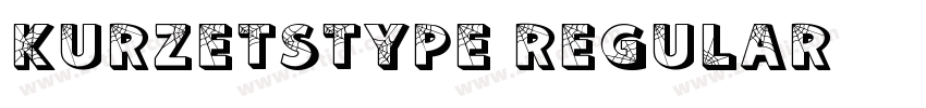 KurzetsType Regular字体转换